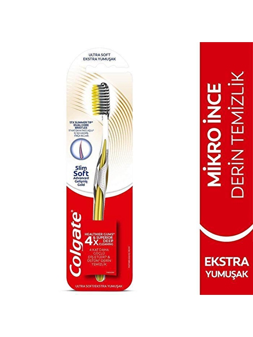 Colgate Slim Soft Advanced Gold Ultra Yumuşak Diş Fırçası