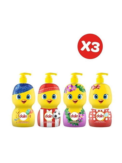 Dalin Günlük Kullanım Bebek Şampuanı 3x500 ml