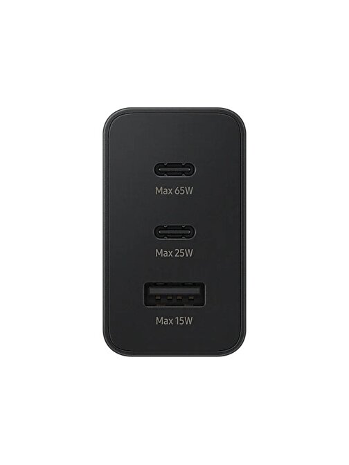 Samsung EP-T6530NBEGWW 65W USB-C/USB-A Güç Adaptörü Siyah