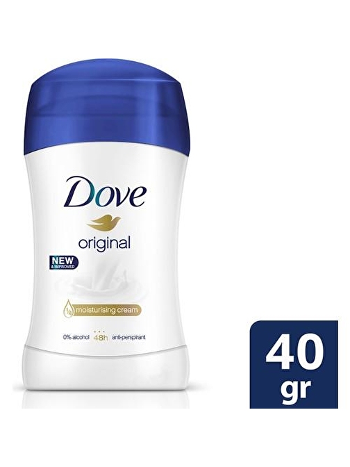 Dove Original Fresh Alüminyumsuz Pudrasız Stick Deodorant 40 Ml