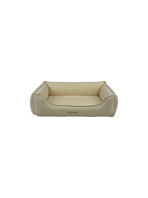 Pet Comfort Bravo Siena Ekru Köpek Yatağı M 60x75 cm