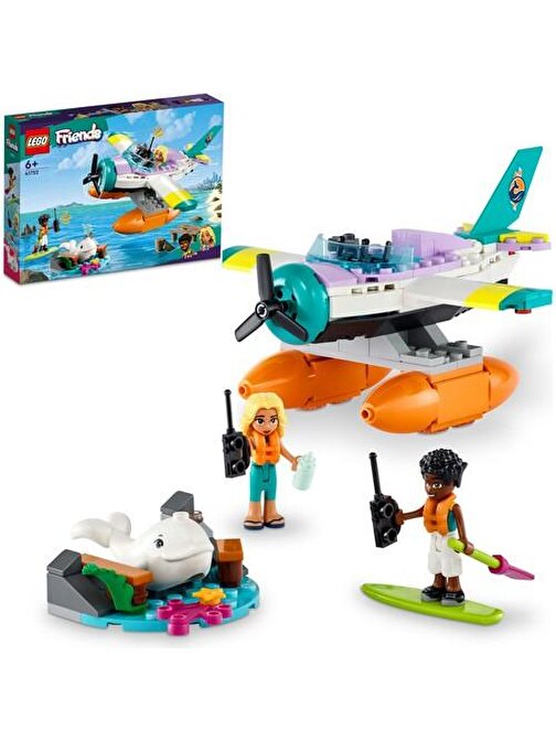 LEGO Lego®  Friends Deniz Kurtarma Uçağı 41752 - 6 Yaş ve Üzeri Çocuklar Için 2 Mini Bebek ve Bir Balina Figürü Içeren Yaratıcı Oyuncak Yapım Seti (203 Parça)
