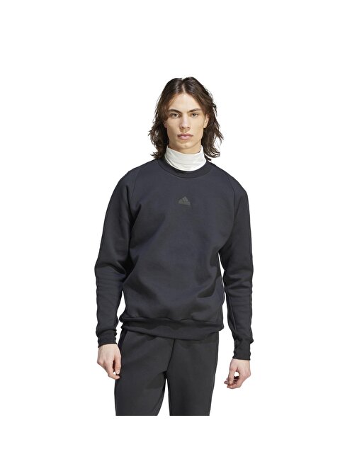 Adidas In5109-E M Z.N.E. Pr Crw Erkek Sweatshirt Siyah L