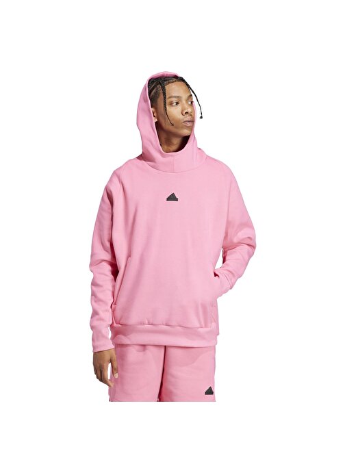 Adidas In5117-E M Z.N.E. Pr Hd Erkek Sweatshirt Pembe L