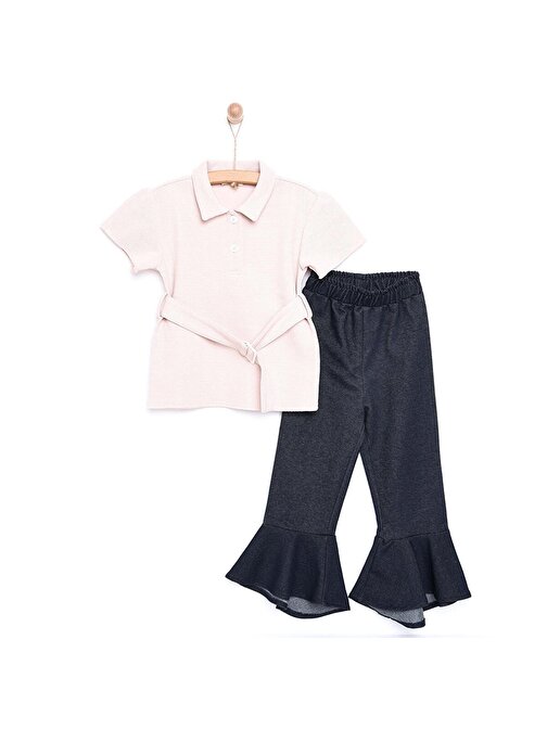 Luess Kız Bebek Summer Girl Bluz – Pantolon Bej 1 Yaş