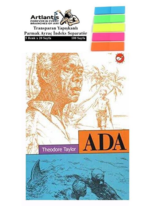 Beyaz Balina Yayınları Ada - Theodore Taylor + Fosforlu Transparan Kitap Ayracı