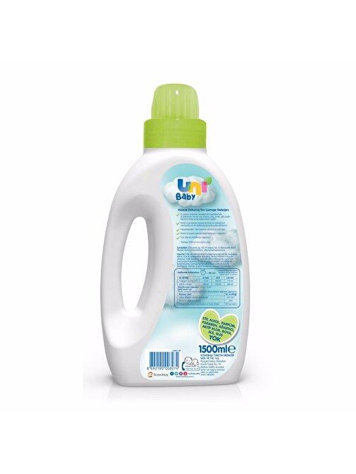 Uni Baby Sensitive Doğal Sıvı Yenidoğan Bebek Deterjanı 1.5Lt