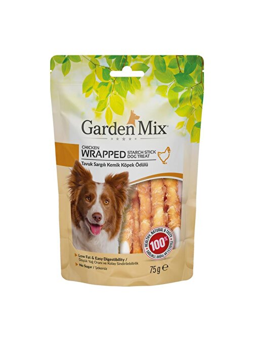 Garden Mıx Tavuk Sargılı Kemik Köpek Ödülü 75 gr