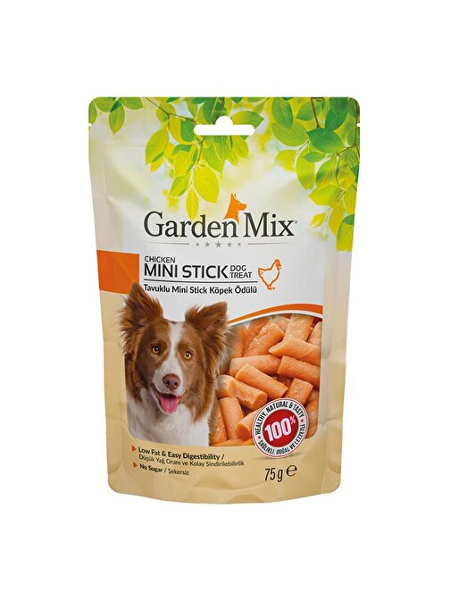 Garden Mıx Tavuklu Mini Stick Köpek Ödülü 75 gr