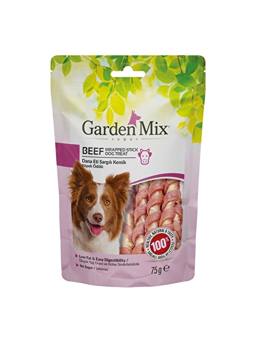 Garden Mıx Dana Etli Kemik Köpek Ödülü 75 gr