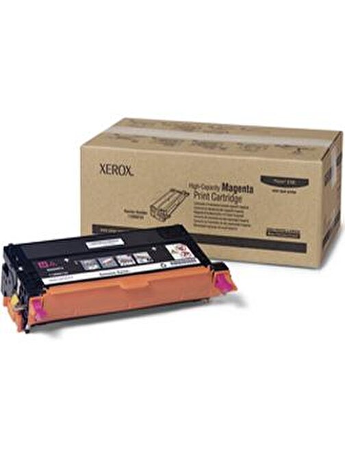 Xerox 113R00724 Phaser 6180-6180Mfp Yüksek Kapasite Magenta Kırmızı Toner 6.000 Sayfa