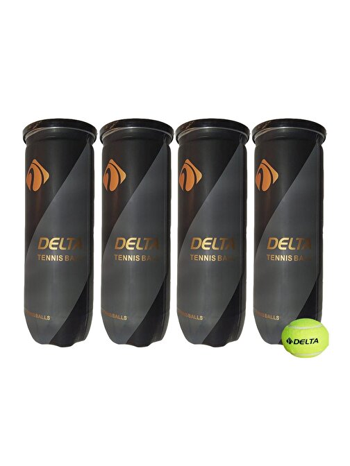 DELTA Expert Seviye Özel Vakumlu Tüpte 12 Adet Dura-Strong Tenis Maç Topu