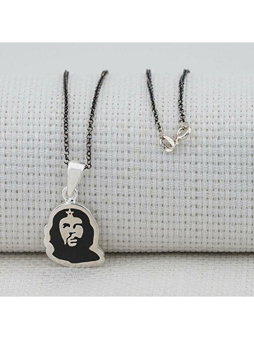 Che Guevara 925 Ayar Gümüş Bayan Kolye