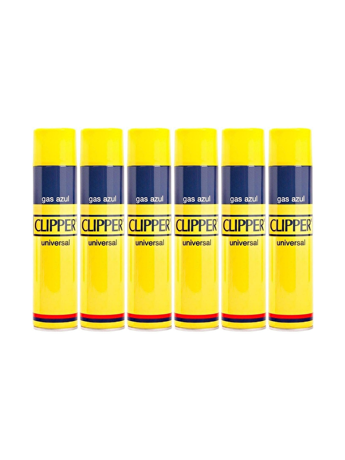 Clipper Çakmak Gazı 250 Ml Gas Azul 6 Adet