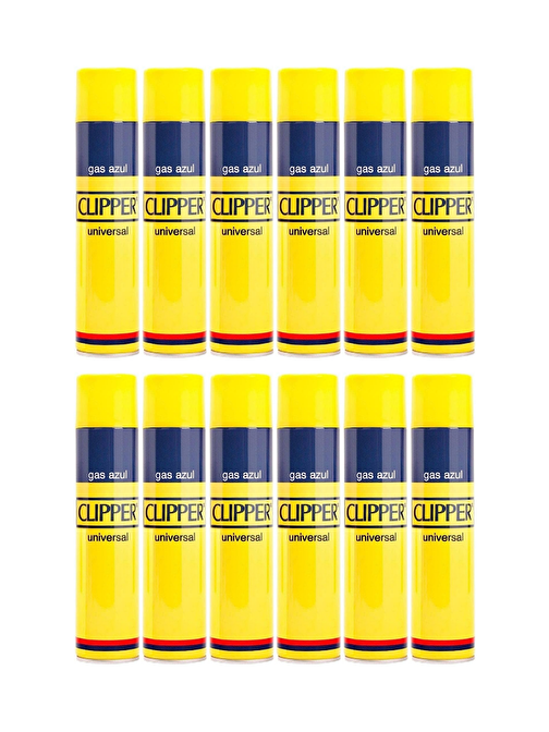 Clipper Çakmak Gazı 250 Ml Gas Azul 12 Adet