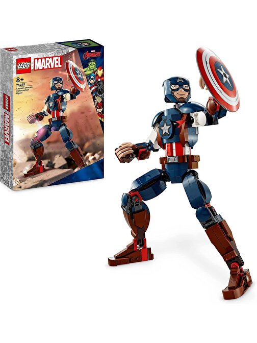 Lego Marvel Kaptan Amerika Yapım Figürü 76258 310 Parça