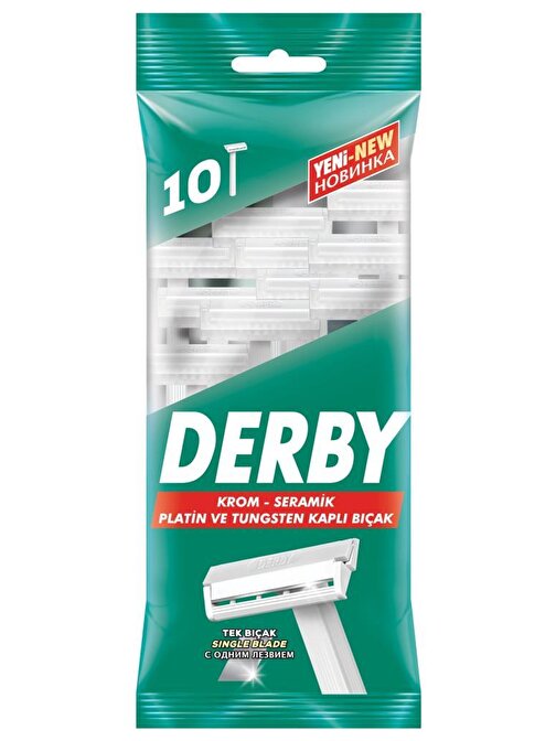 Derby Kullan-At Tıraş Bıçağı 10'lu Paket