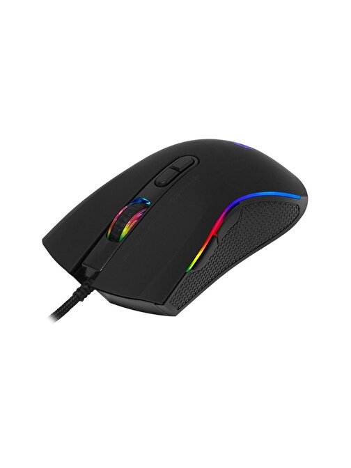 Frisby FM-G3320K RGB 6400 DPI Kablolu Joystick Optik Led Gaming Mouse