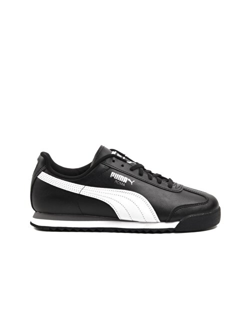 Puma Roma Basic 354259 Siyah-Beyaz-Gümüş Unisex Sneaker 38,5