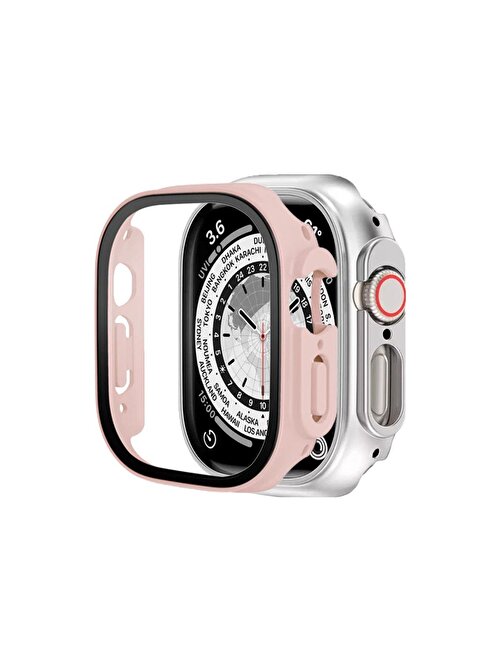 Binano Apple Watch Ultra Sense Kasa Ve Ekran Koruyucu Pudra