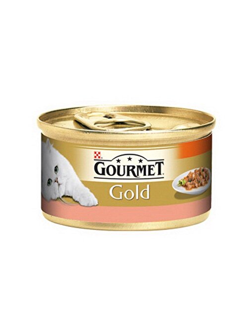 Gourmet Gold Alabalıklı Kedi Konservesi 85 gr X 12 Adet