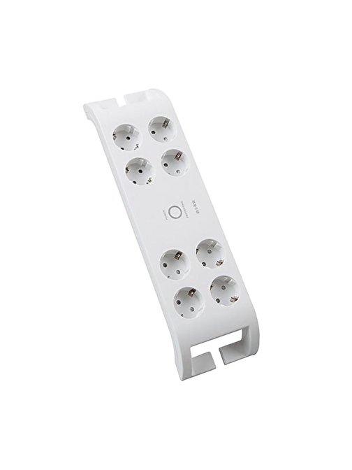 S-LINK SPG3080 8Lİ 2 METRE KABLOLU 900 JOULE 3G1.5MM2 BEYAZ AKIM KORUMALI PRİZ