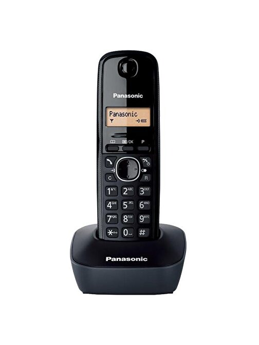 Panasonıc Kx-Tg1611 Dect Siyah Telsiz Telefon