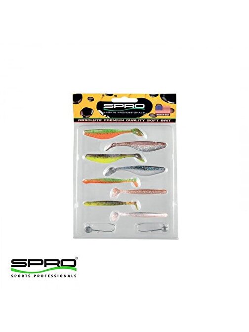 Spro Ready 4 Fish Lrf Jig Head Silikon Suni Yem Seti E7-8