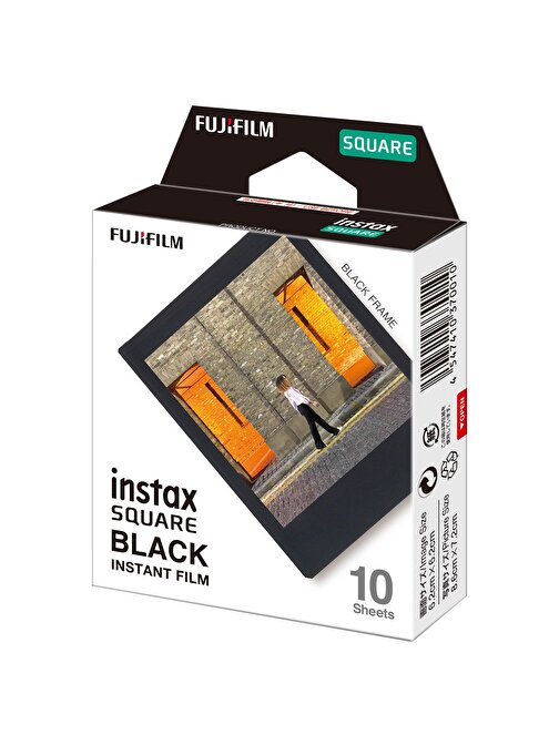Instax Square Black Edition 10'lu Kare Özel Film