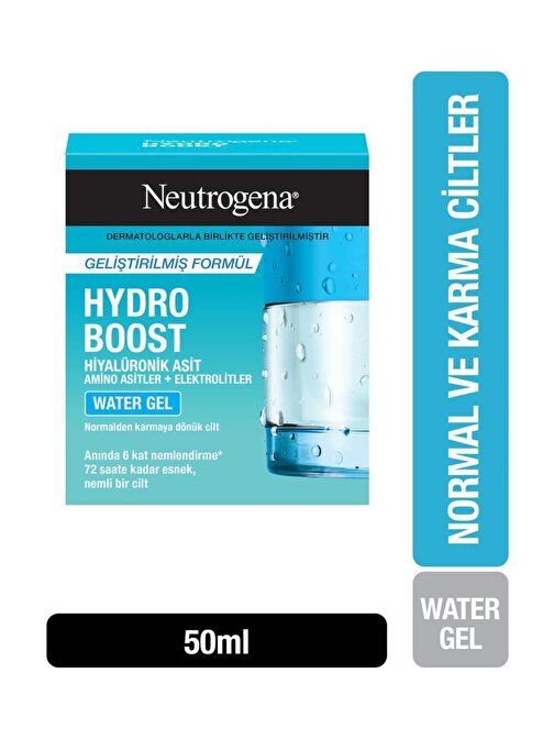 Neutrogena Hydro Boost Water Jel Yüz Nemlendirici Normal Ve Karma Ciltler İçin