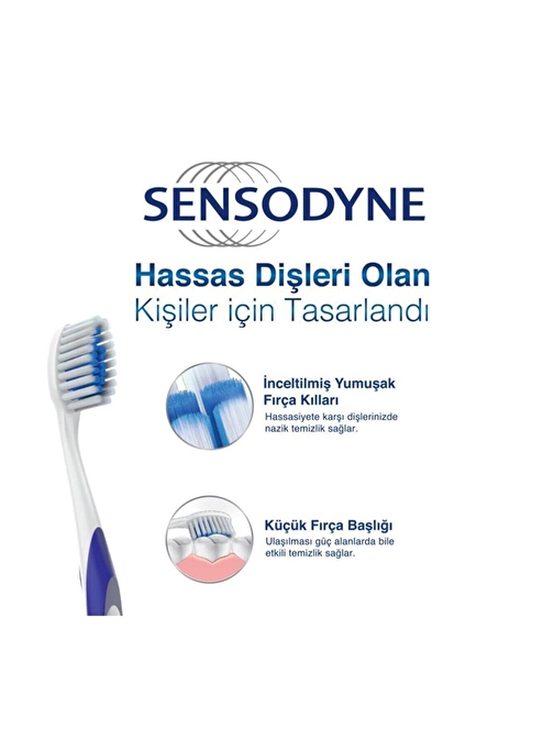 Sensodyne Tam Koruma Beyazlatıcı Diş Macunu 75 ml + Gentle Soft Diş Fırçası