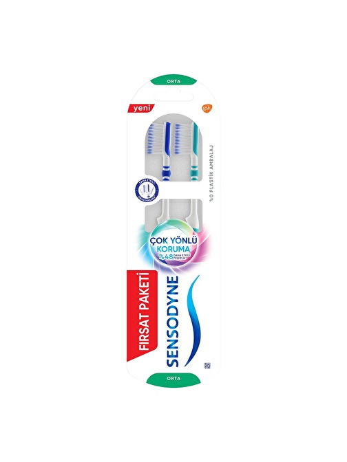 Sensodyne Çok Yönlü Koruma Diş Fırçası Yumuşak 1+1