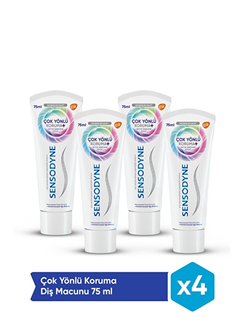 Sensodyne Çok Yönlü Koruma Diş Macunu 75 ml x4