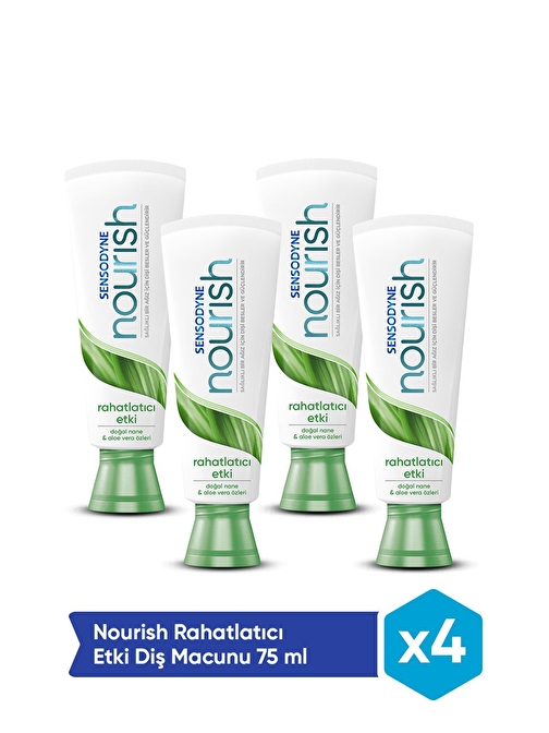 Sensodyne Nourish Rahatlatıcı Etki Diş Macunu 75 ml x4