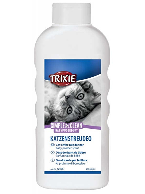 Trixie Kedi Kumu Kötü Koku Giderici Bebek Pudrası 750Gr