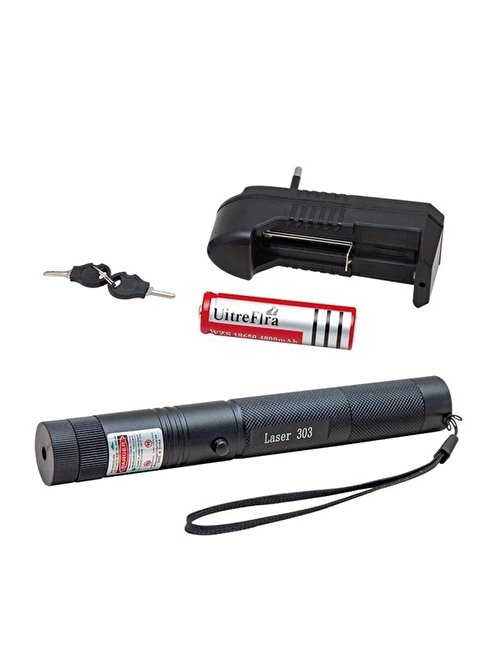 Tamset Tdtx Yl303 Green Laser Pointer Pilli Lazer Yeşil