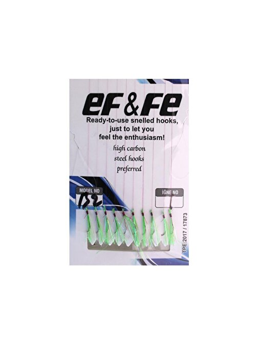 Effe İstavrit Çaparisi 10 İğneli 0.15/0.25 mm No:10 3Ad. B2