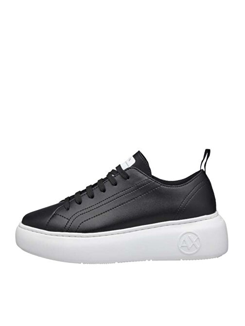 Armani Exchange Siyah Kadın Yüksek Taban Sneaker XDX043-XCC64-00002