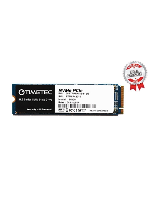 Timetec 35TTFP6PCIE-1T 512 GB M2 NVME SSD