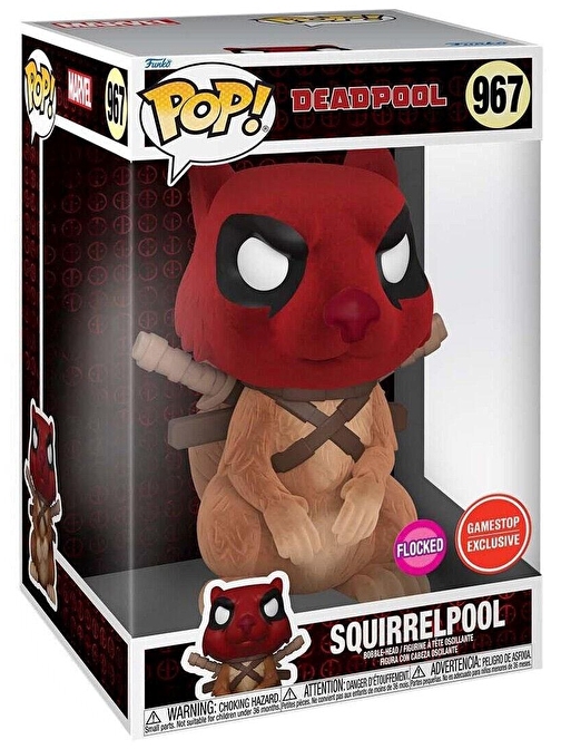 Funko Pop Jumbo: Deadpool 30th - Squirrelpool FL Çizgi Film Karakter Figürü