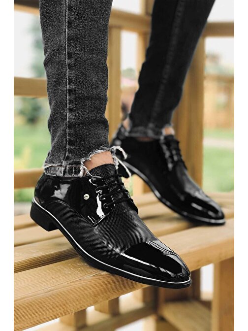 Tomıross Damatlık Rugan Klasik Erkek Ayakkabı 573-1