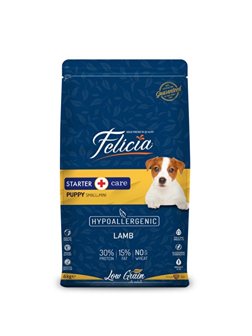 Felicia 6 Kg Yavru Kuzulu Small/Mini Az Tahıllı Hypoallergenic Köpek Maması