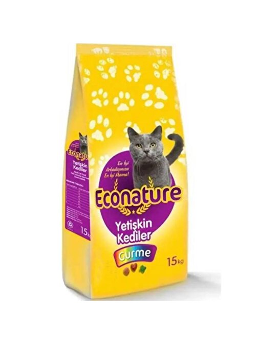 Econature Gurme Yetişkin Kedi Maması 15 Kg