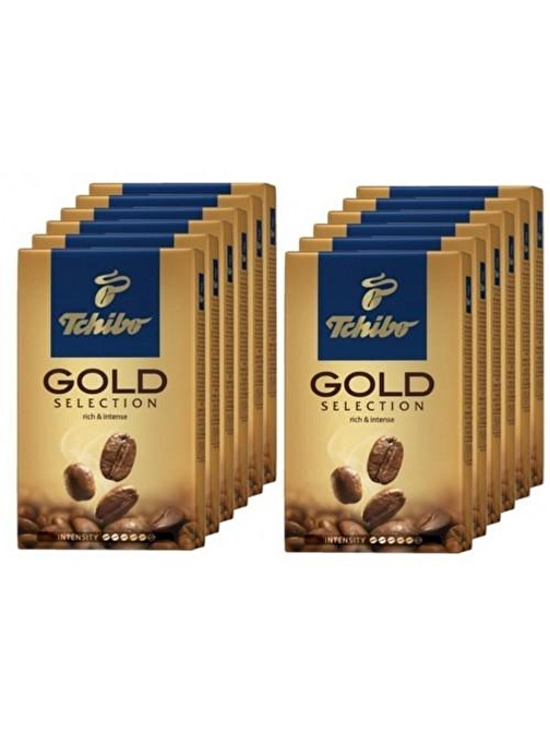 Tchibo Gold Selection Öğütülmüş Filtre Kahve 250 gr x 12 Adet