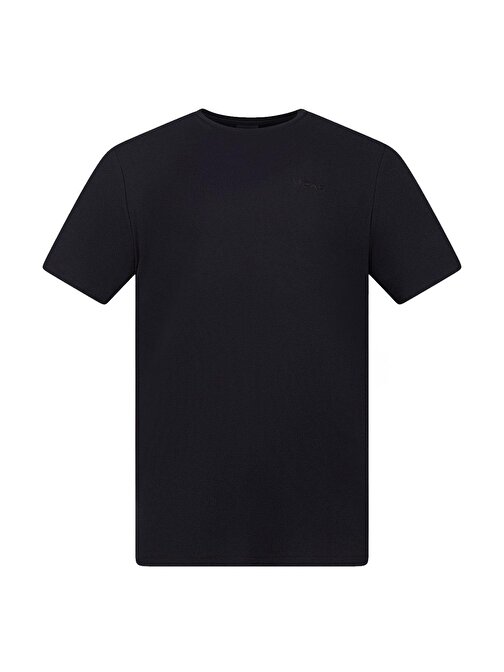 2As Kalei Sıfır Yaka Outdoor T-Shirt Siyah L