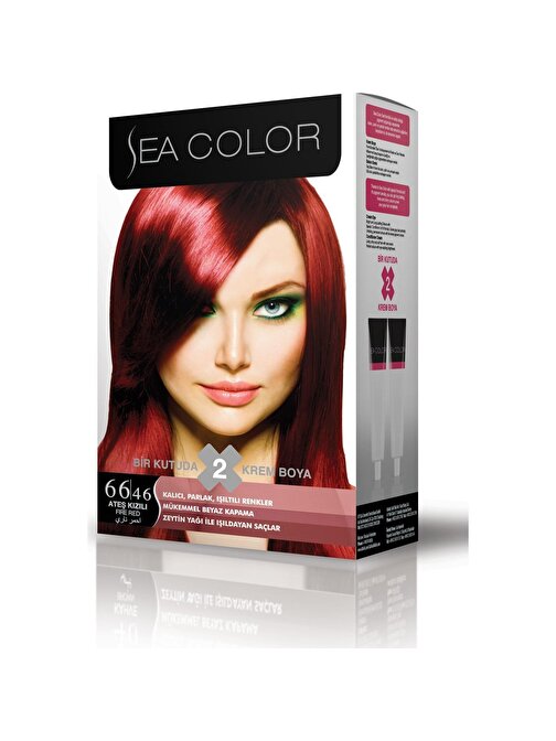 Sea Color Saç Boyası 66/46 Ateş Kızılı