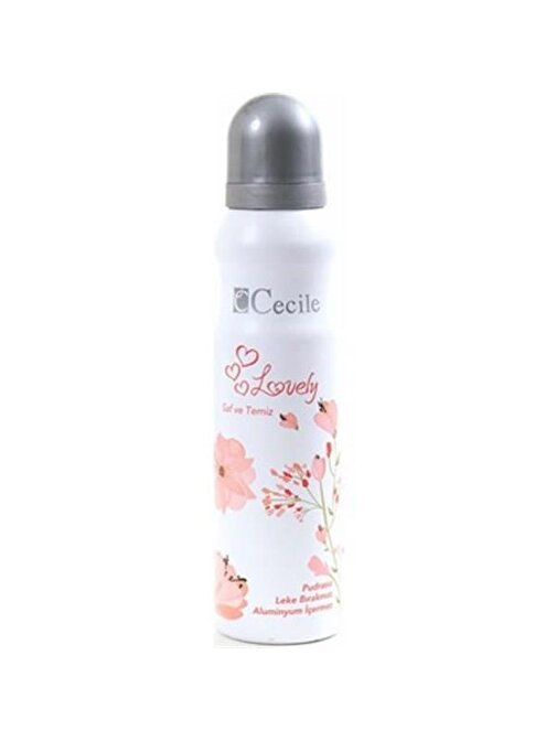 Cecile Lovely Kadın Sprey Deodorant 150 Ml