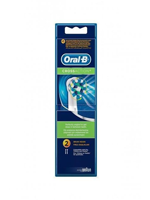 Oral-B Cross Action Yedek Başlık 2'li