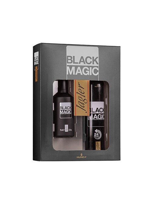 Jagler Black Magıc EDT Ferah Erkek Parfüm Kofre 75 ml+150 ml