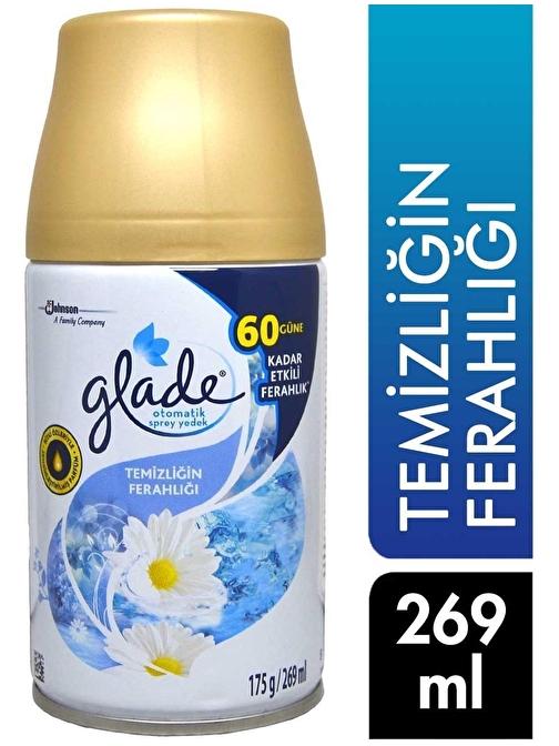 Glade Otomatik Sprey Yedek Temizliğin Ferahlığı Okyanus Sessizliği 175 ml